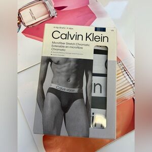 Calvin Klein | Intense Power Microfiber hip briefs 4 slips size L dark color